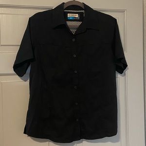 Magellan black women’s fishing shirt